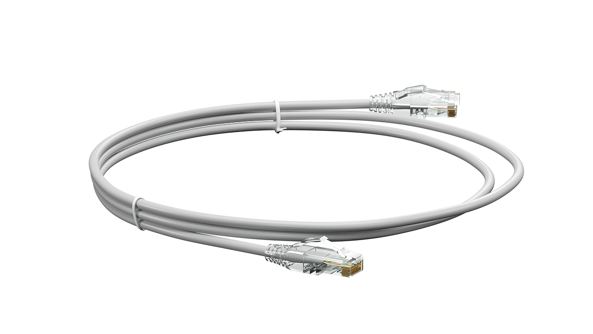 UCL PCС-UU5E-1M-LSZH-GY Патч-корд U/UTP, Cat.5e (50 µ″) (100% Fluke Component Tested), LSZH, 1 м, серый, Uncomline