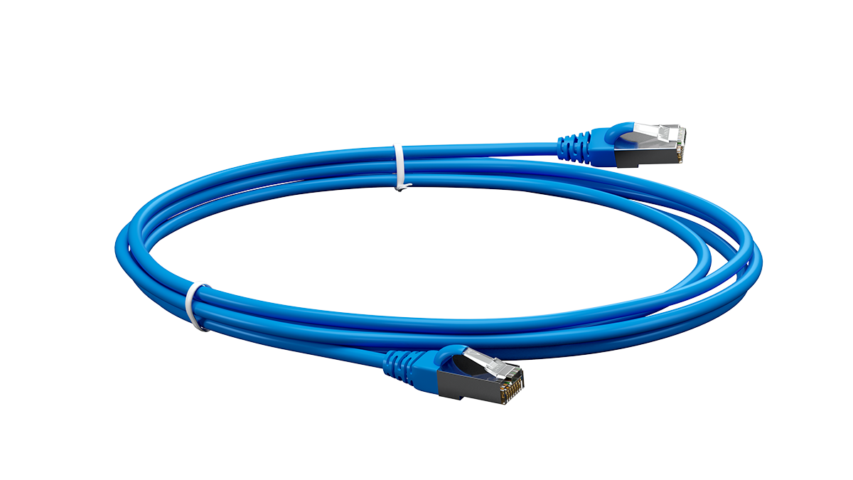 UCL PCС-US6-5M-LSZH-BL Патч-корд U/FTP, Cat.6 (50 µ″) (100% Fluke Component Tested), экранированный, LSZH, 5 м, синий, Uncomline