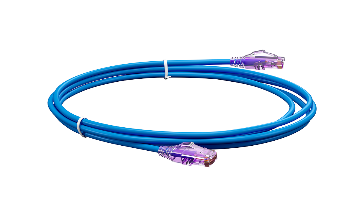 UCL PCС-UU6-20M-LSZH-BL Патч-корд U/UTP, Cat.6 (50 µ″) (100% Fluke Component Tested), LSZH, 20 м, синий, Uncomline