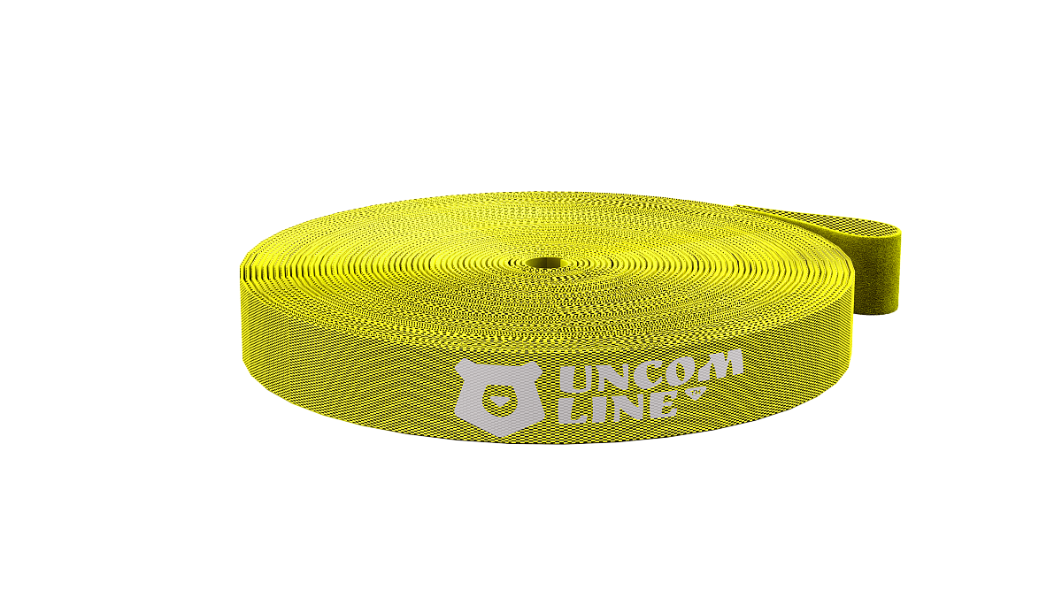 UCL WASNR-5x9-YL Лента (липучка) в рулоне, ширина 9 мм, длина 5 м, жёлтая, Uncomline