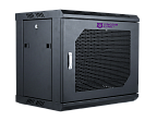 UCL WMC-0964-SP-RAL9005 Шкаф настенный 19″, 9U, 600x450 мм, перфорированная передняя дверь, черный, Uncomline