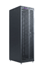UCL FSC-4262-DP-DP-RAL9005 Шкаф напольный 19″, 42U, 600x1200 мм, передняя дверь распашная-перфорированная, задняя дверь распашная-перфорированная, разобранный, черный, Uncomline