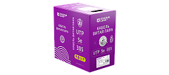 UCL Patch U/UTP Cat 5e PE 4х2х0,48 BK-OUT-305 Кабель парной скрутки, неэкран., кат. 5e, 4х2х0,48 мм, PE, внеш., черный, 305 м, Uncomline