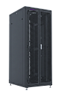 UCL FSC-4781-DP-DP-RAL9005 Шкаф напольный 19″, 47U, 800x1000 мм, передняя дверь распашная-перфорированная, задняя дверь распашная-перфорированная, разобранный, черный, Uncomline