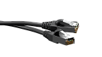 UCL PCС-US6A-15M-LSZH-BK Патч-корд U/FTP, Cat.6a (50 µ″) (100% Fluke Component Tested), экранированный, LSZH, 15 м, черный, Uncomline