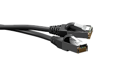 UCL PCС-US6A-3M-LSZH-BK Патч-корд U/FTP, Cat.6a (50 µ″) (100% Fluke Component Tested), экранированный, LSZH, 3 м, черный, Uncomline
