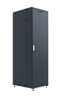 UCL FSC-3268-SS-SS-RAL9005 Шкаф напольный 19″, 32U, 600x800 мм, передняя цельная стальная дверь, задняя цельная стальная, разобранный, черный, Uncomline