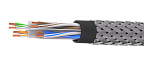 UCLP U/UTP Cat 6 КоГ PVC нг(А)-LSLTx 4x2x0,58 BK-IN/OUT-305 Кабель парной скрутки, неэкран., кат. 6, 4x2x0,58 мм, PVC нг(А)-LSLTx, внутр./внеш., бронир., черный, 305 м, Uncomline