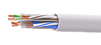 UCL U/UTP Cat 6A PVC 4x2x0,58  GY-IN-305 Кабель парной скрутки, неэкран., кат. 6A, 4x2x0,58 мм, PVC, внутр., серый, 305 м, Uncomline